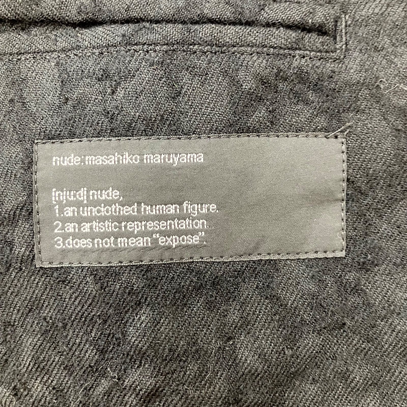  nude ジャケット S ブラック スーツジャケット ビジネススーツ