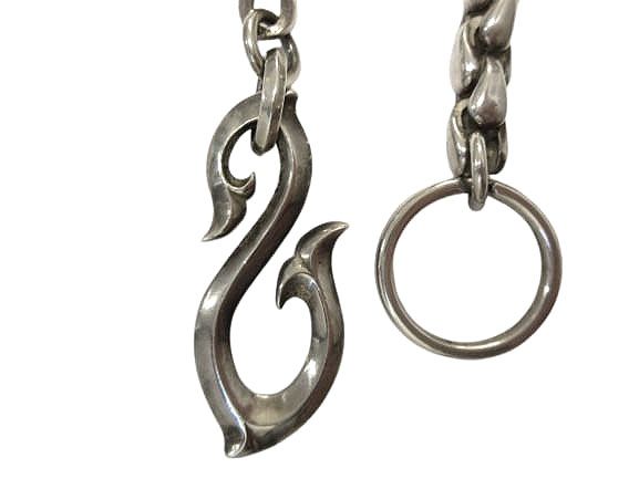 AQUA SILVER アクアシルバー ウォレットチェーン SILVER シルバー