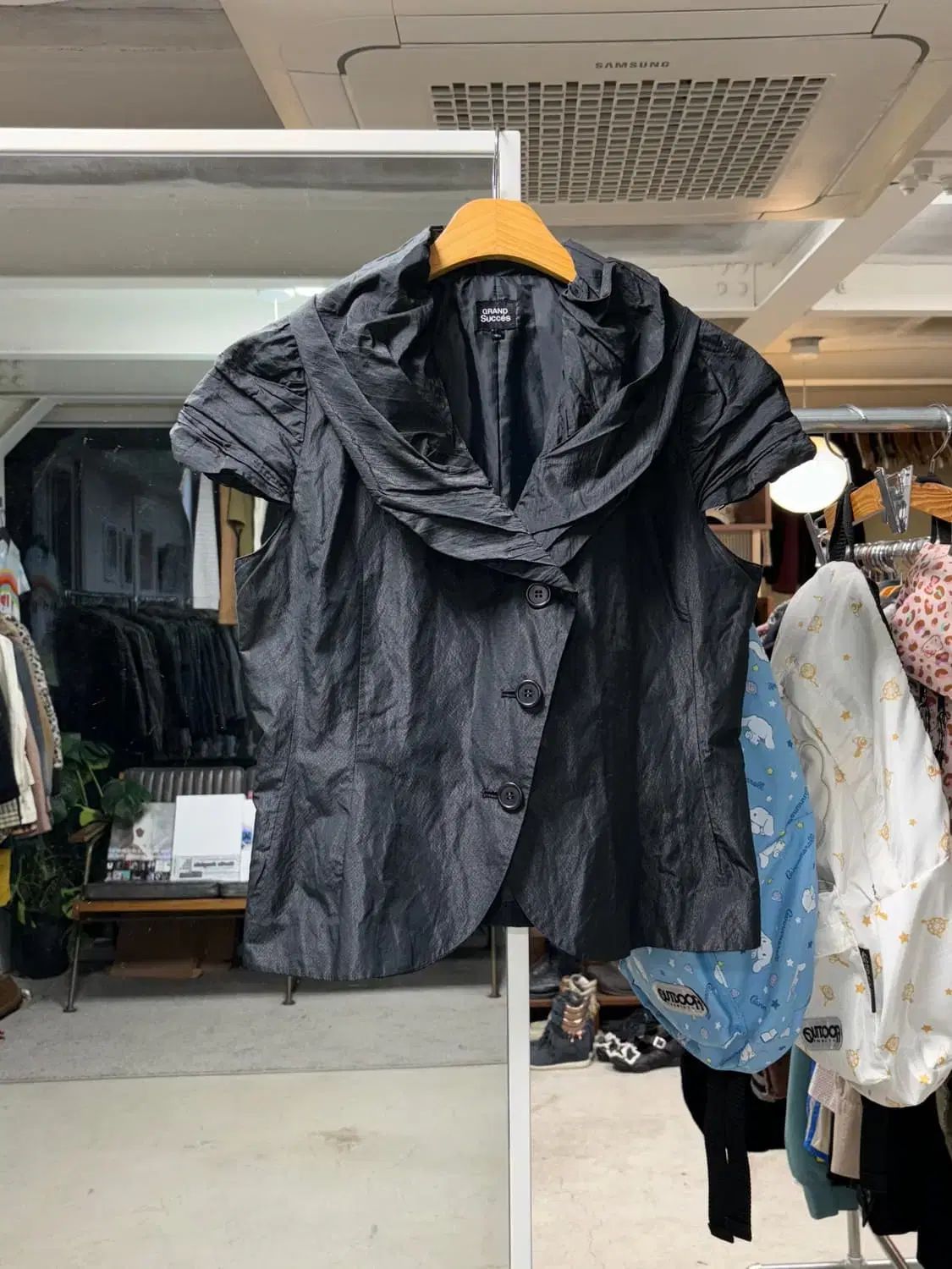 Grand succes プリーツ ブラウス