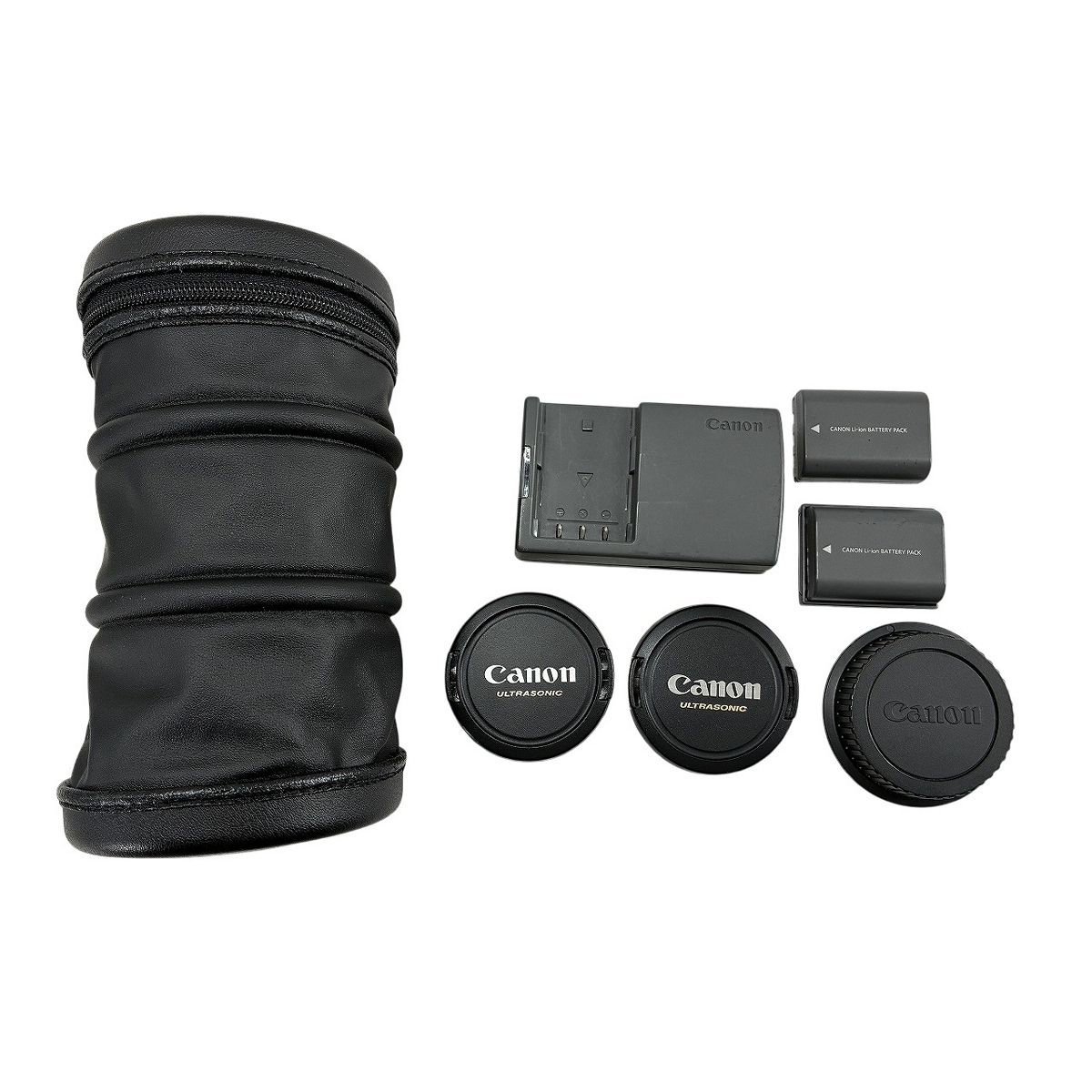 Canon キャノン EOS Kiss Digital N EF S 18 55 mm 1 3 5 6 II 75 300 4 カメラ レンズ2点