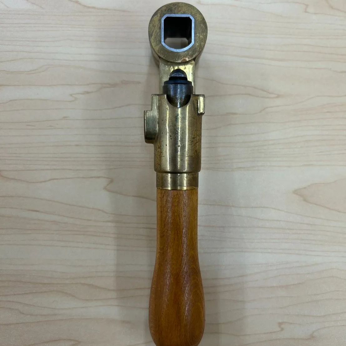 ◎ 激 国鉄 ブレーキハンドル 木製グリップ 握り 鉄道 放 昭和 レトロ アンティーク ヴィンテージ レバー 鉄道グッズ マニア 収集 コレクション 真鍮 金属 ずっしり 重量感 国営