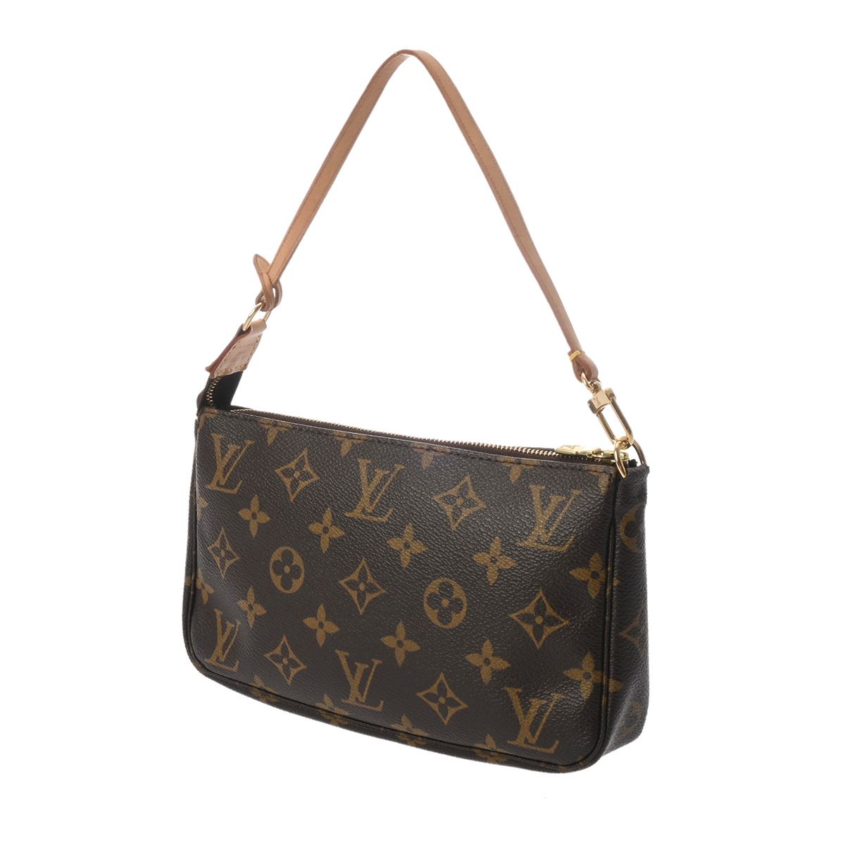 ルイヴィトン モノグラム ポシェットアクセソワール ブラウン M 40712 ユニセックス モノグラムキャンバス ポーチ