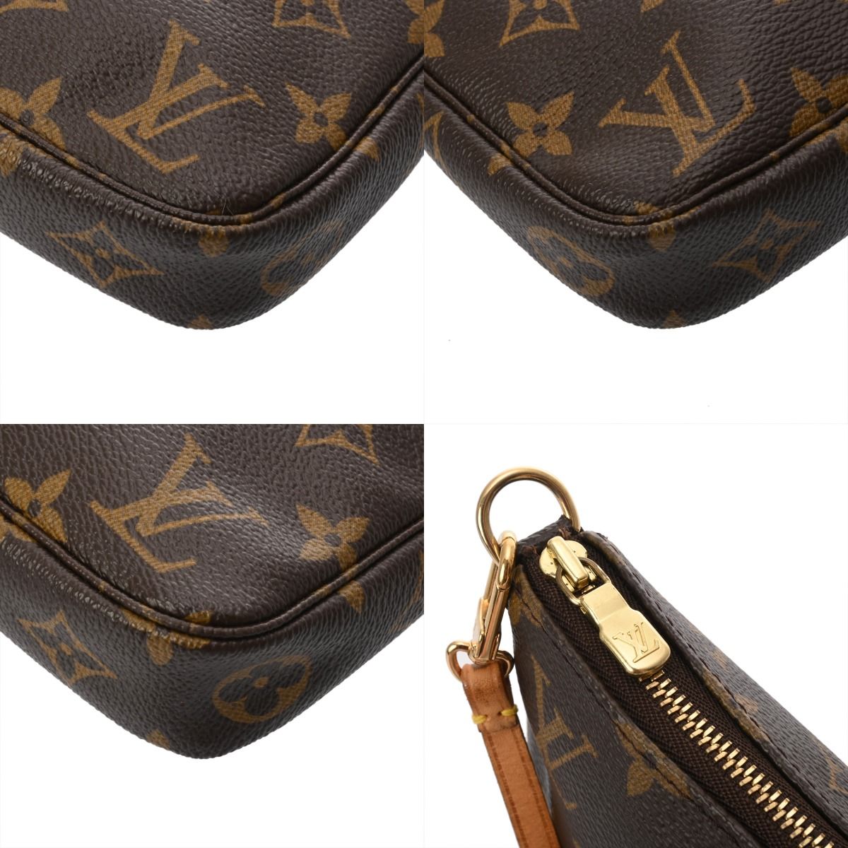 ルイヴィトン モノグラム ポシェットアクセソワール ブラウン M40712