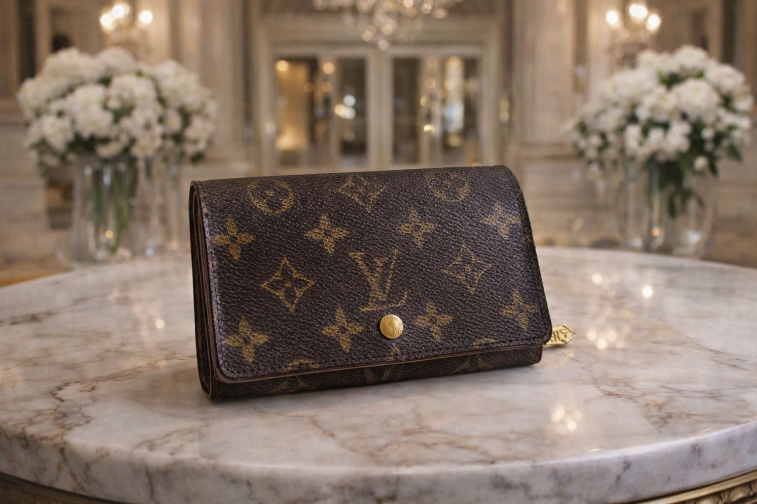 LOUIS VUITTON ルイヴィトン 財布 ポルトモネ ビエトレゾール ルイヴィトン モノグラム ポルトモネ ビエトレゾール 二つ折り財布 #85