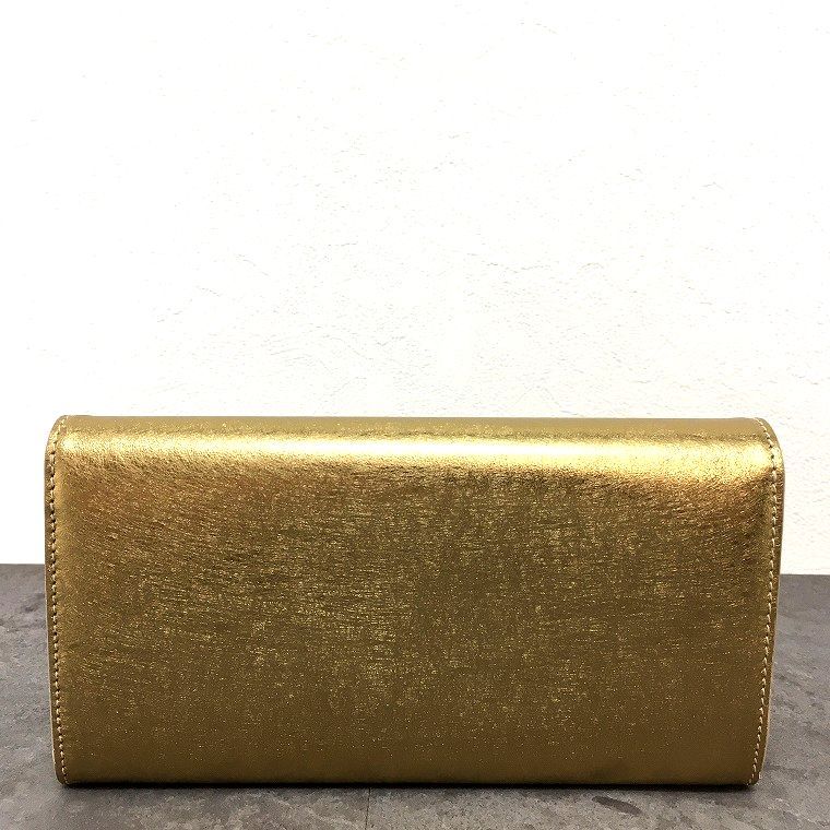 送料込み！ 未使用品 BVLGARI 長財布 ゴールド ブルガリブルガリ