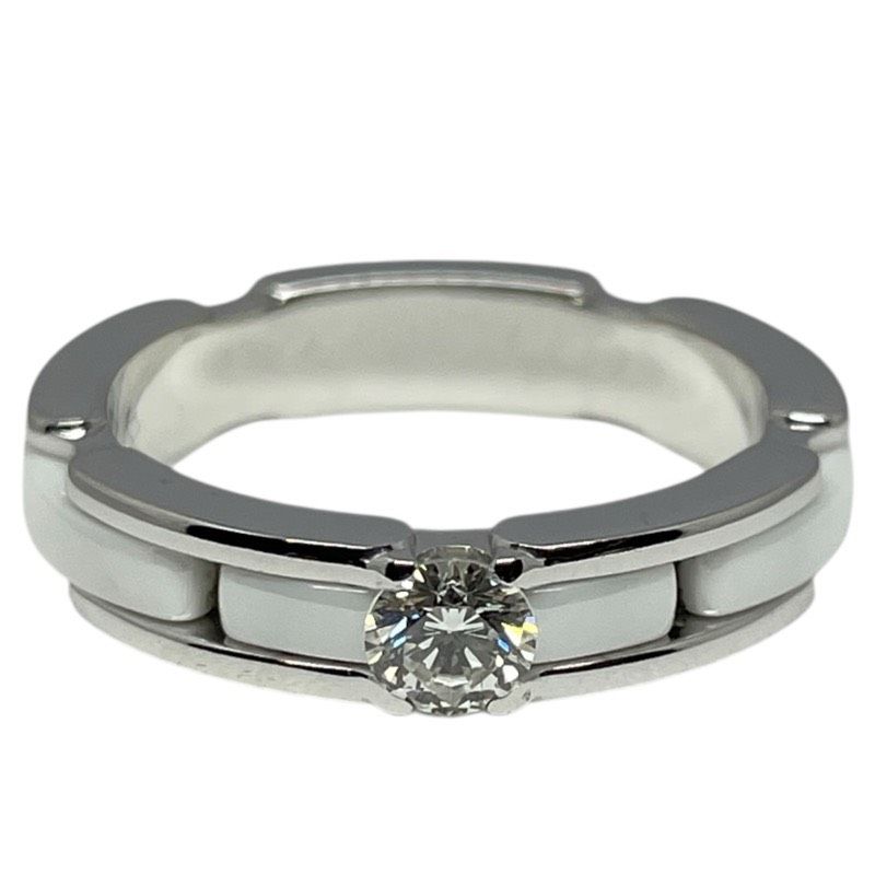 シャネル CHANEL ウルトラ 1 Pダイヤリング ホワイトゴールド 750 WG セラミック ジュエリー