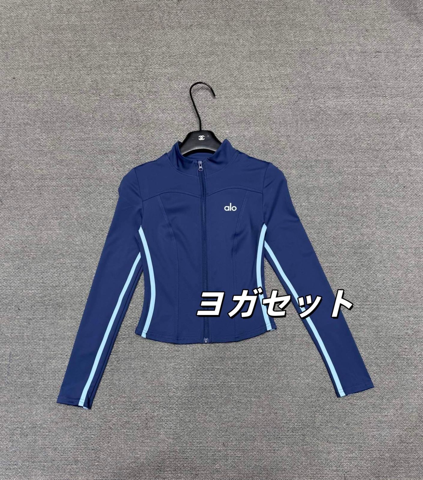 落ち着き感レディースセット トレーニング カジュアル兼用 ホワイトラインデザイン