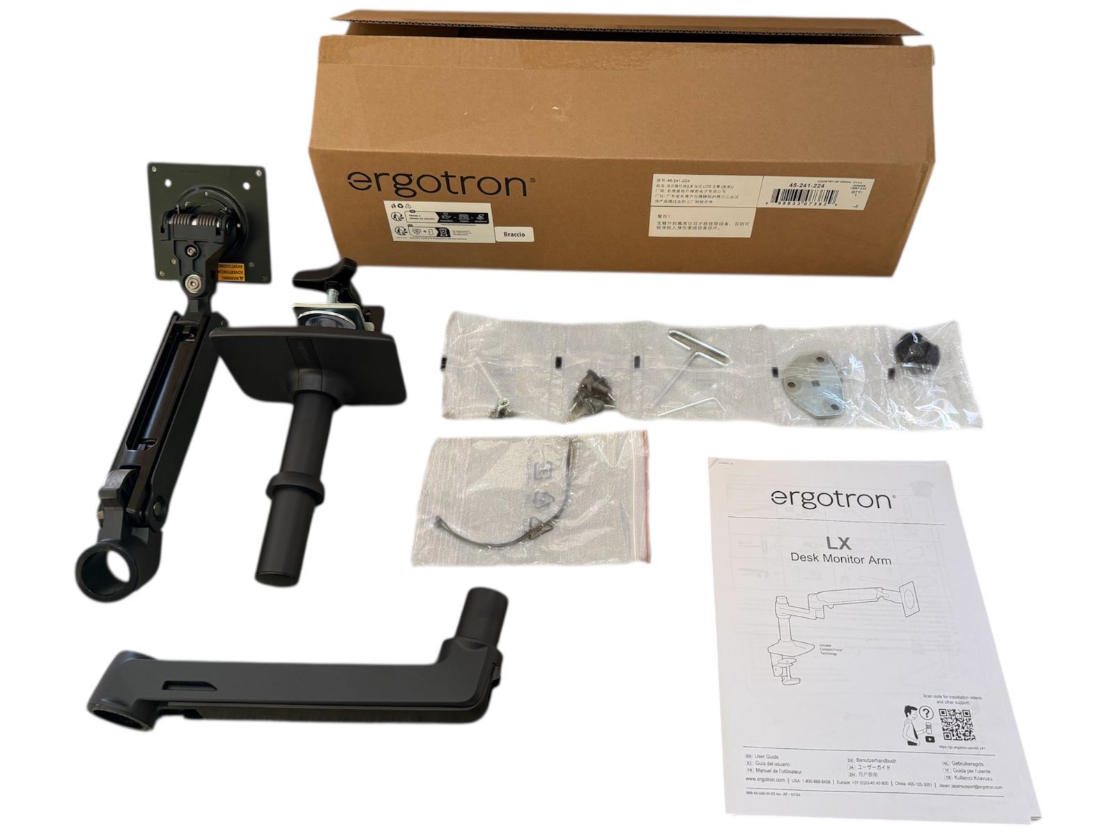 管理101 ergotron エルゴトロン LX モニターアーム デスク用