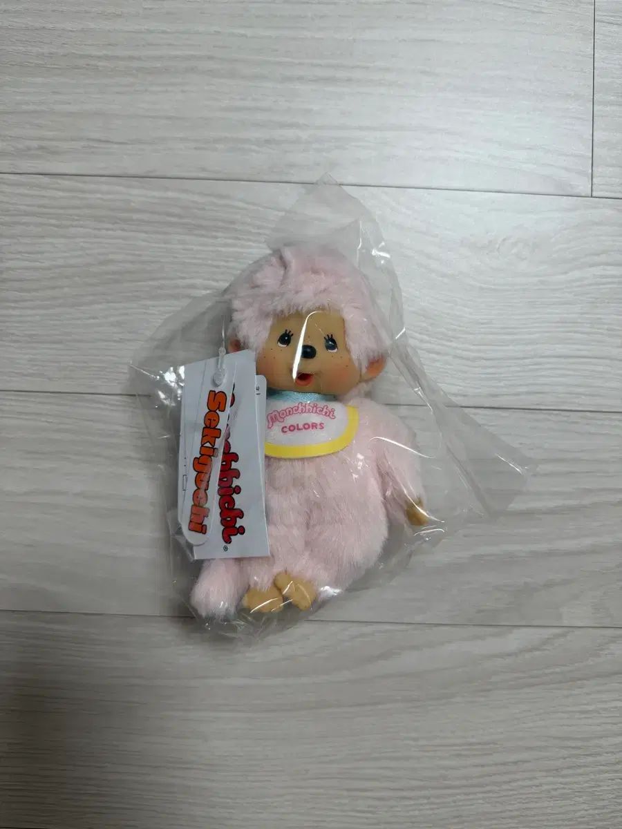 モンチッチ カラーズ ピンク ベイビー ピンク キーホルダー ぬいぐるみ
