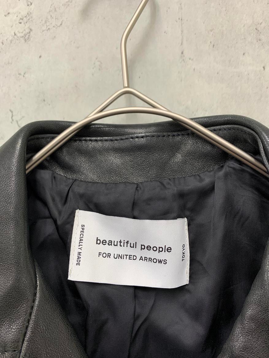 BEAUTIFUL PEOPLE ビューティフルピープル FOR UNITED ARROWS 羊皮