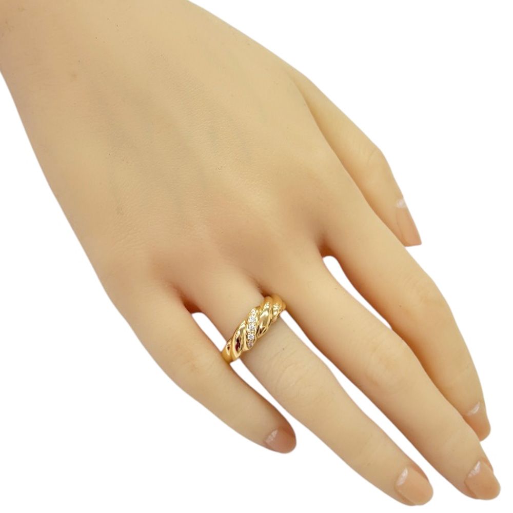 タサキ リング 指輪 13.5号 18金 K 18イエローゴールド ダイヤモンド レディース TASAKI