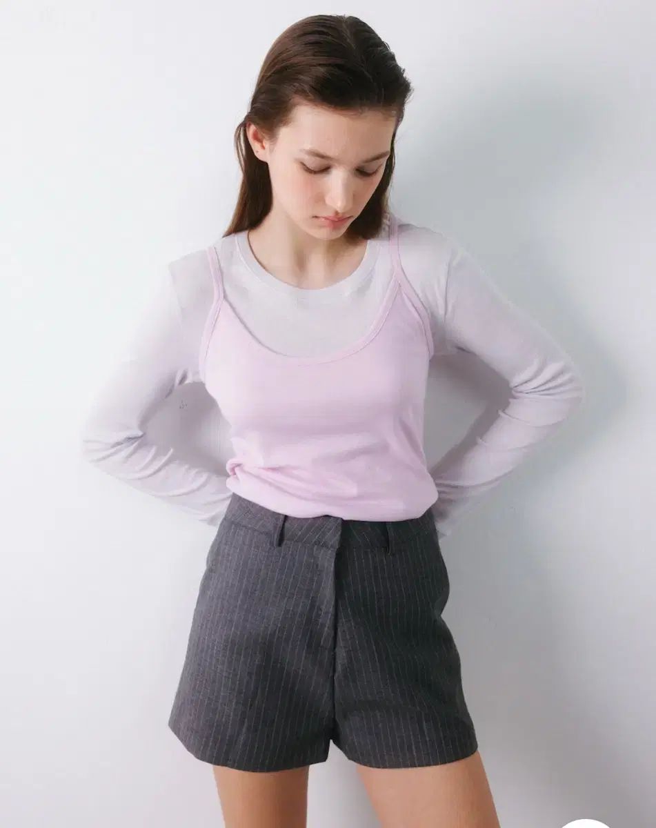 TANNAT ピンストライプ ショーツ