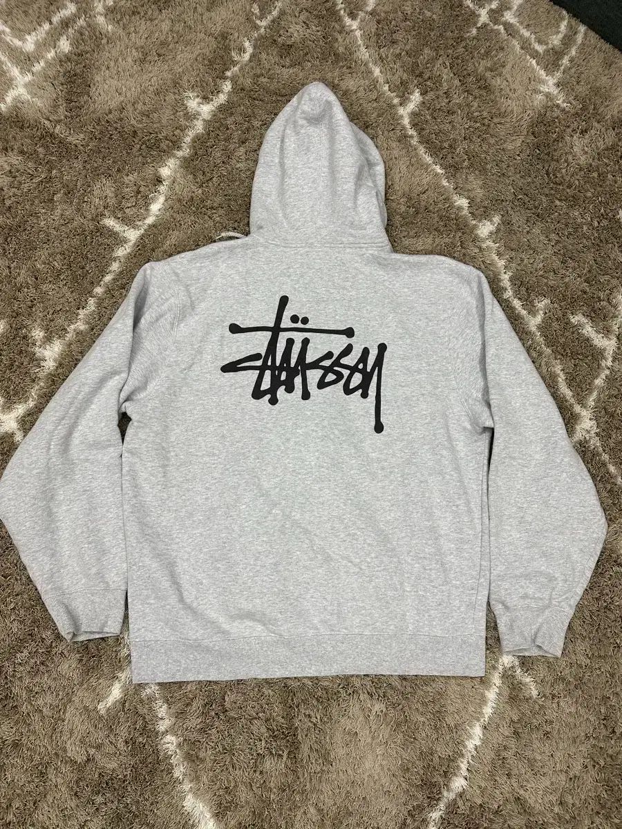 STUSSY グレー 人気 フードT