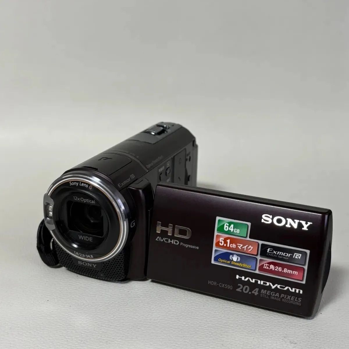 SONY デジタルHDビデオカメラレコーダー　HDR-CX590V SONY デジタルHDビデオカメラレコーダー HDR-CX590V ハンディカム