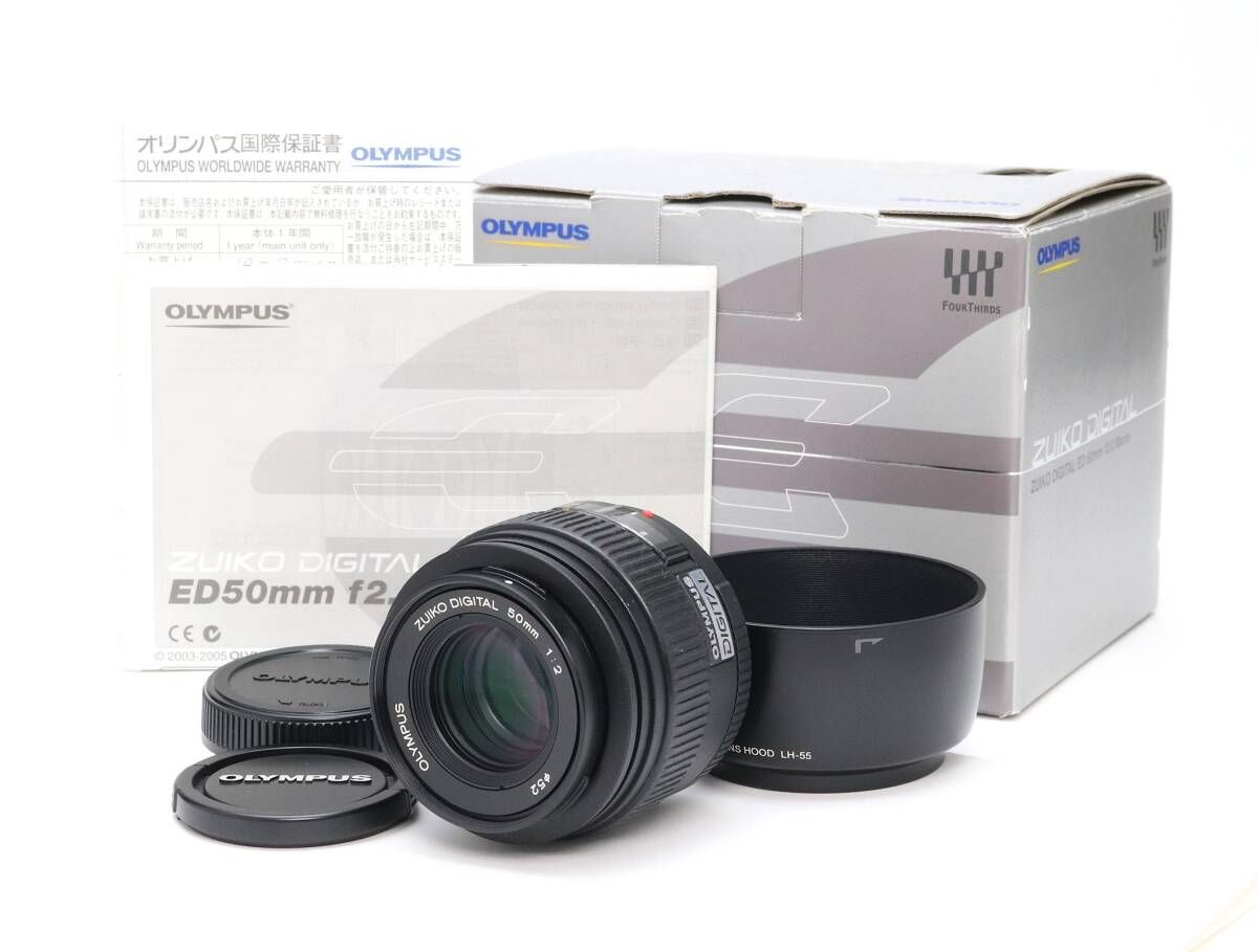 B- 並品 OLYMPUS オリンパス ZUIKO DIGITAL ED 50 mm F 2 MACRO 初期不良 対応 212-23