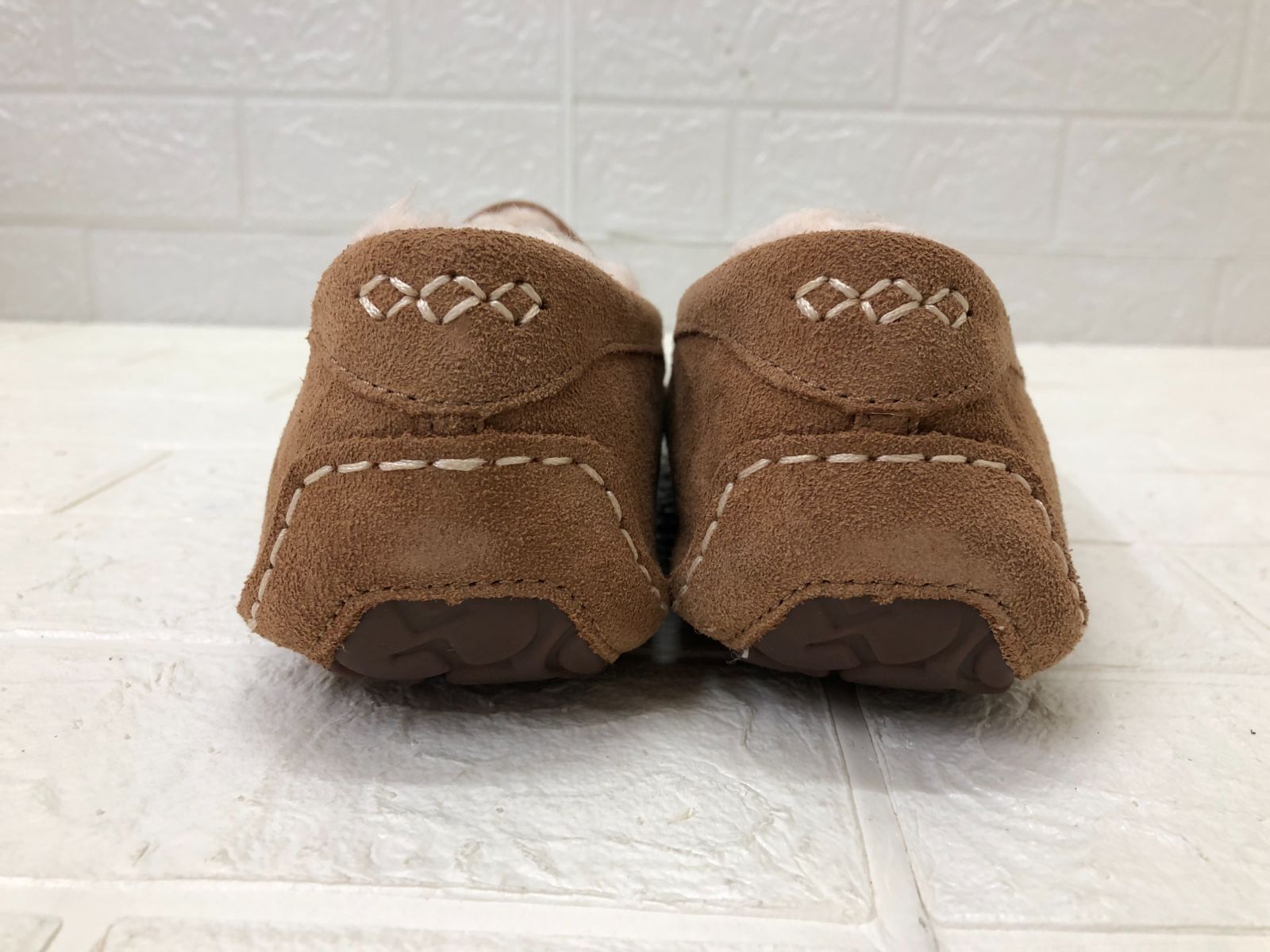  K UGG ANSLEY アグ アンスレー レディース ムートンブーツ 26.0 cm ブラウン ムートンブーツ ブーツ