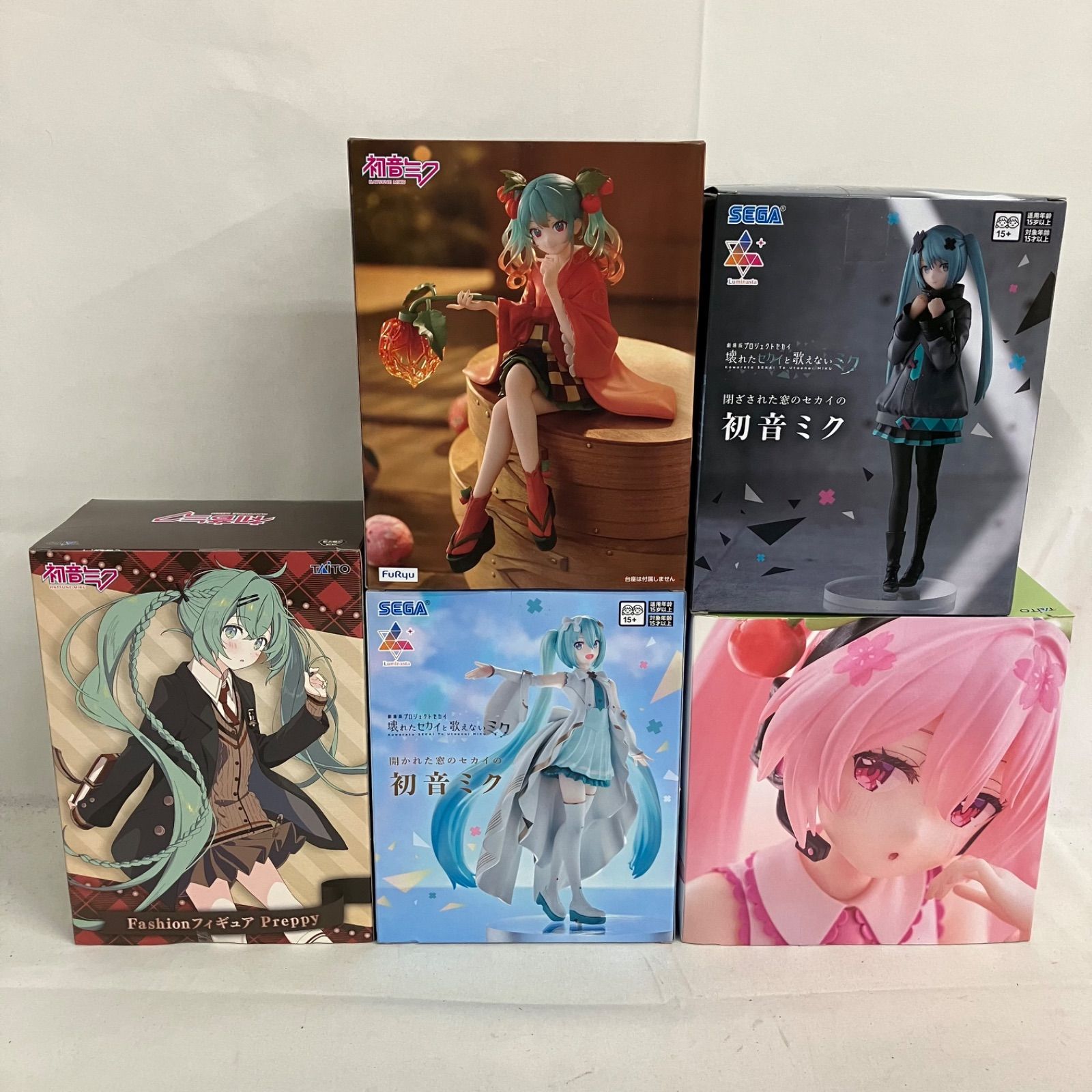 初音ミク フィギュア まとめ売りセット 24点 未開封 初音ミク フィギュア まとめ 5個セット SFQ429 c107 - メルカリ