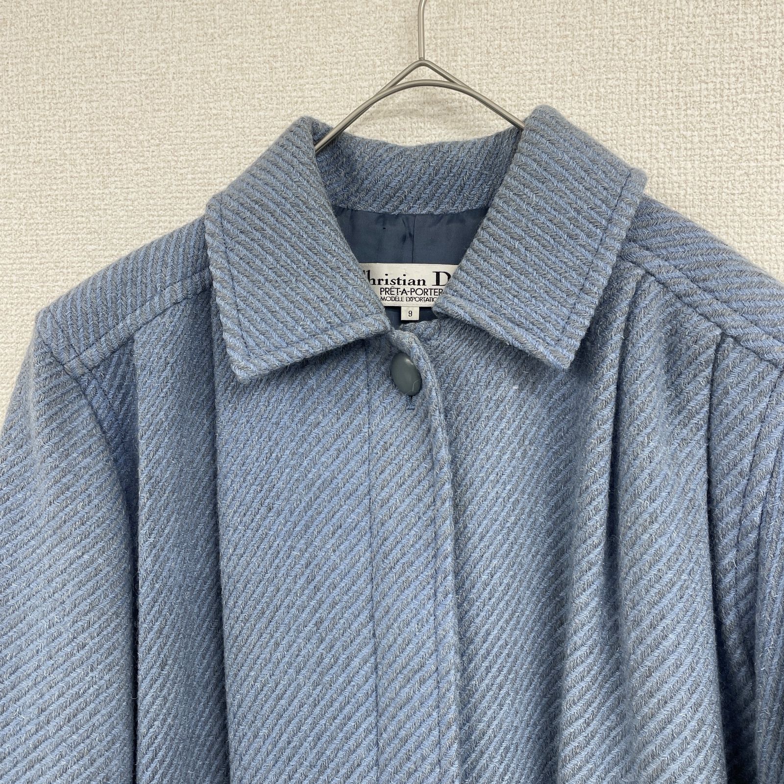 Christian Dior クリスチャンディオール ロングコート パフスリーブ