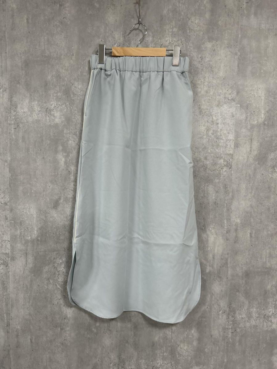 grand table サイドライン ロング スカート sizeM 水色 レディース
