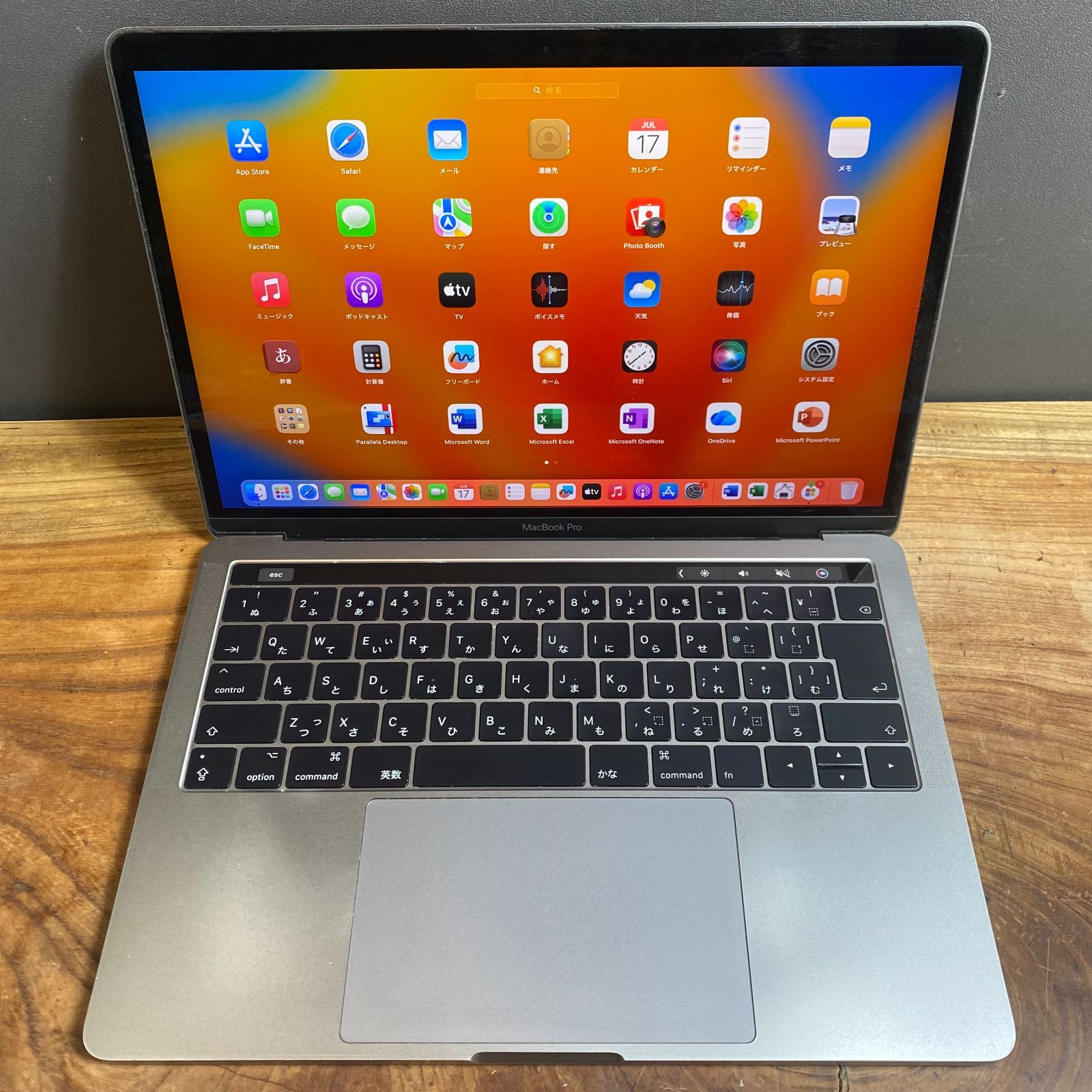 バッテリー Apple MacBook Pro 13 inch 2017 Core i 7 3 5 GHz メモリ16 GB SSD 1 TB Windows 11 Office 2025 609