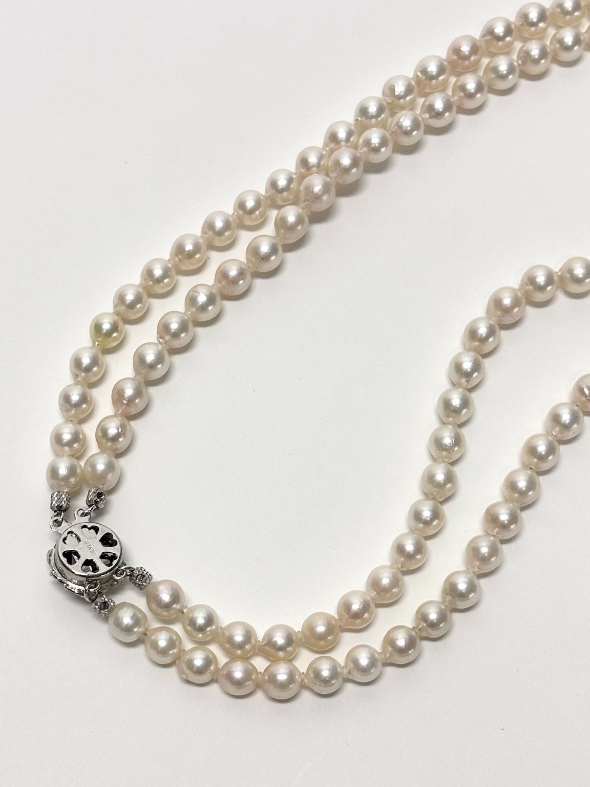 美品★最大8.9mm 大珠 テリ強 アコヤ 本真珠 パール ネックレス SV刻印 テリ評価100点満点・絶妙なキズ感と最高評価の美しさを持つ大珠サイズ
