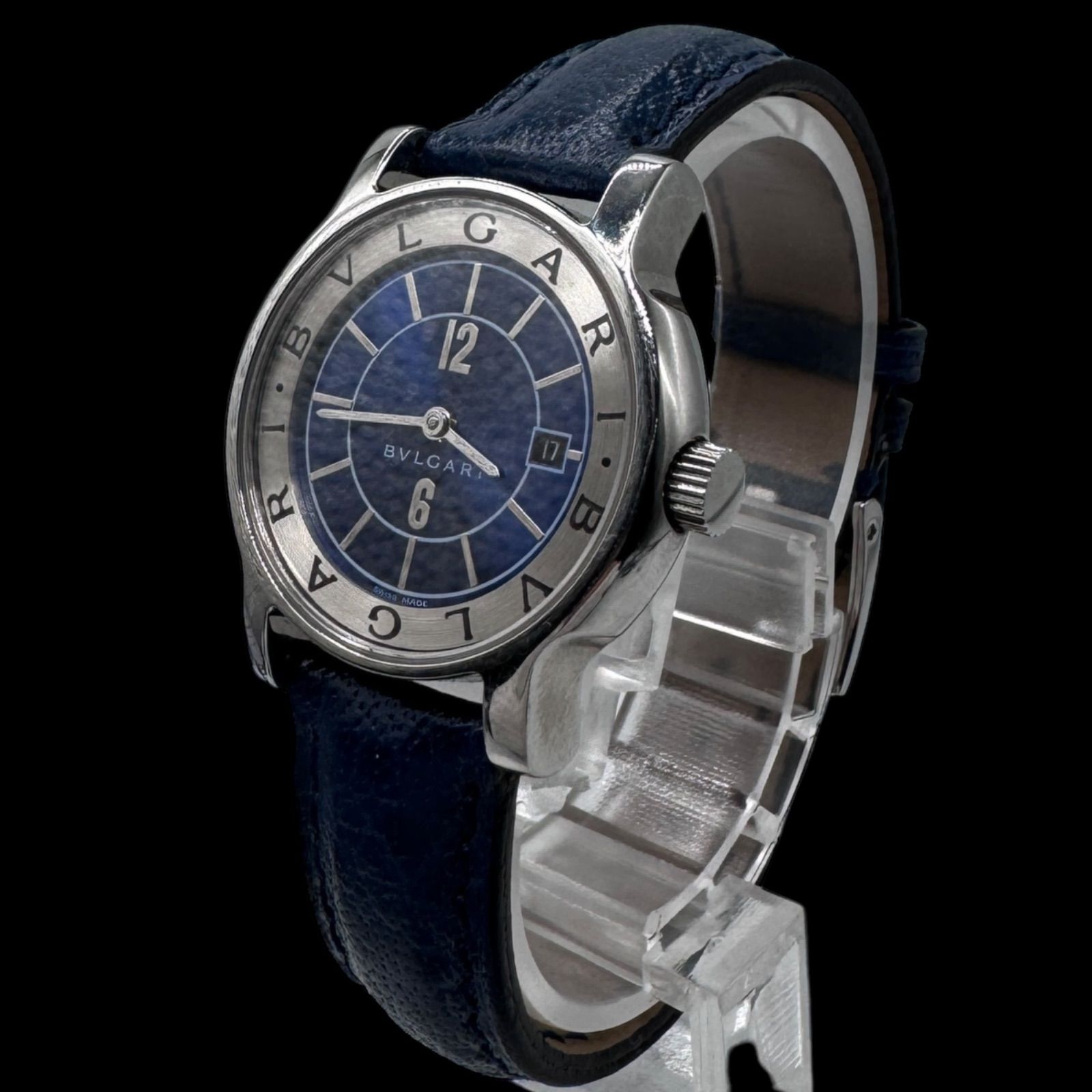 【稼働/新品ベルト/美品】BVLGARI ブルガリ 腕時計 ソロテンポ 楽天市場】BVLGARI ブルガリ ソロテンポ クオーツ デイト 腕時計 SS