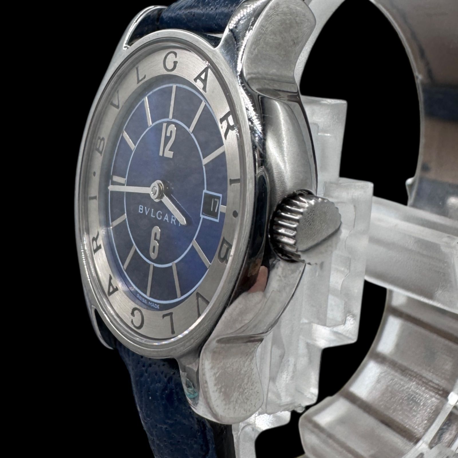 【稼働/新品ベルト/美品】BVLGARI ブルガリ 腕時計 ソロテンポ 楽天市場】BVLGARI ブルガリ ソロテンポ ST30BSSD ST30S【磨き済/電池