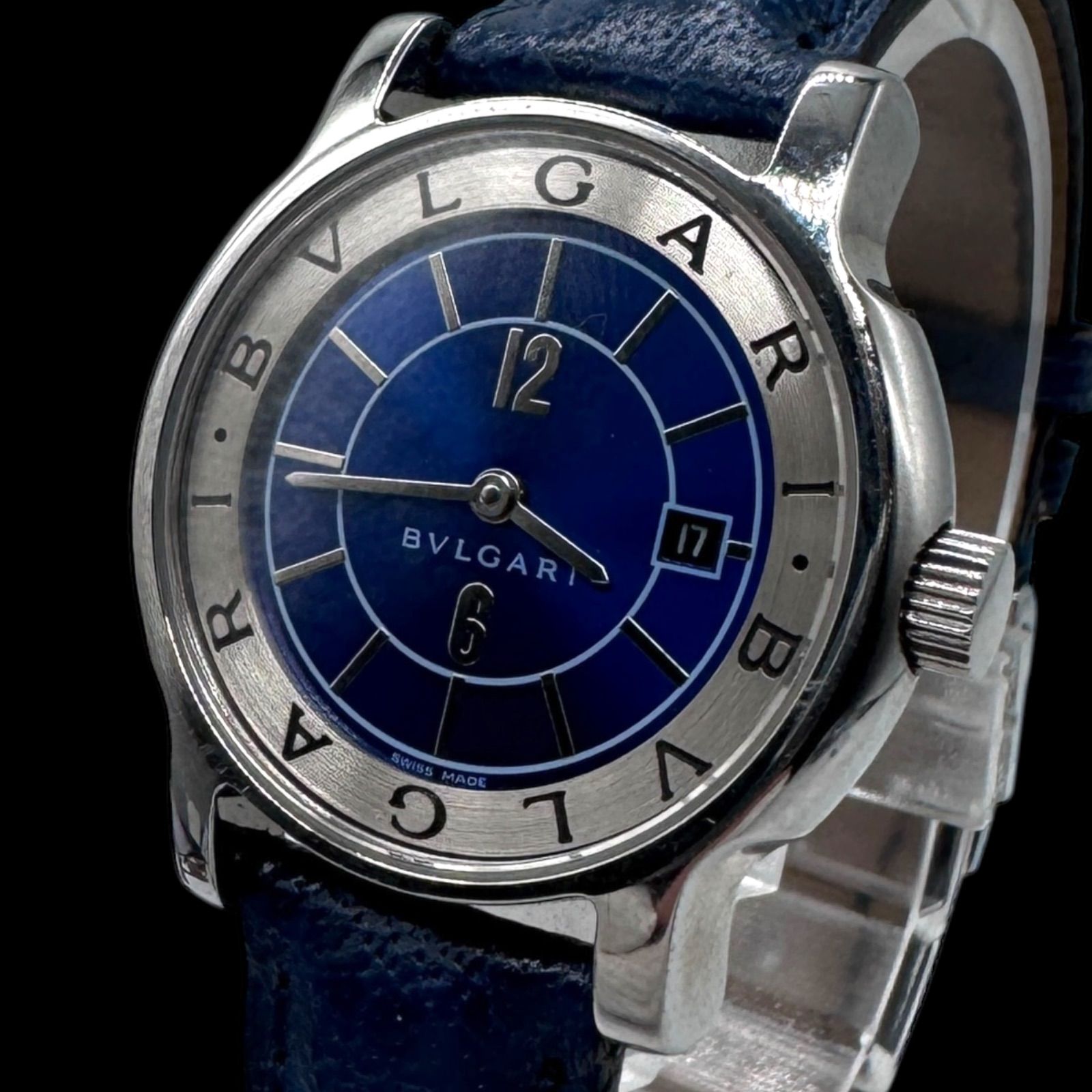 新品電池稼働 美品 BVLGARI ブルガリ ST29S ソロテンポ レディース