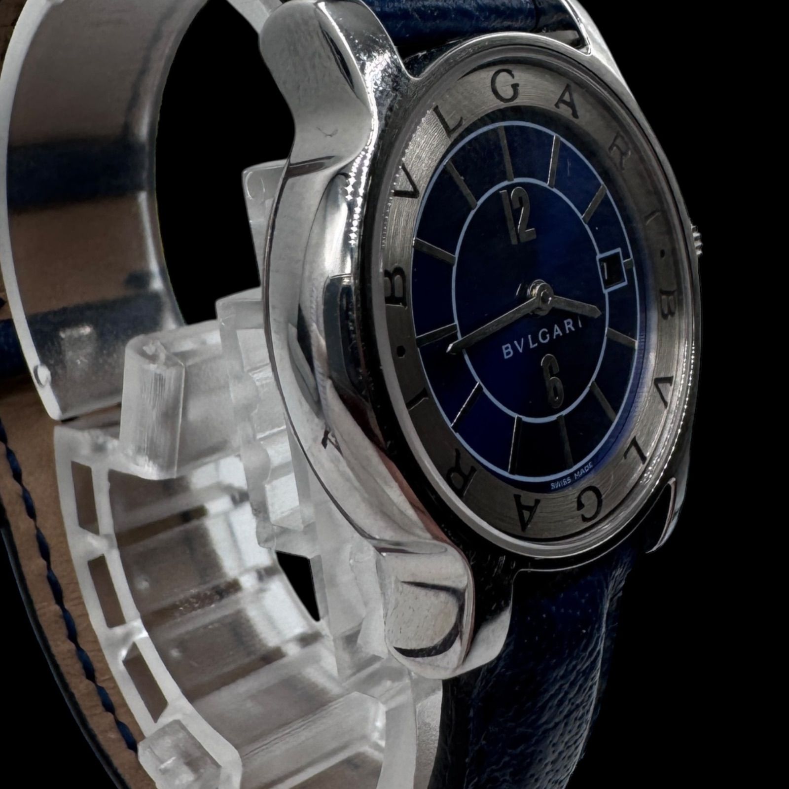 新品電池稼働 美品 BVLGARI ブルガリ ST29S ソロテンポ レディース