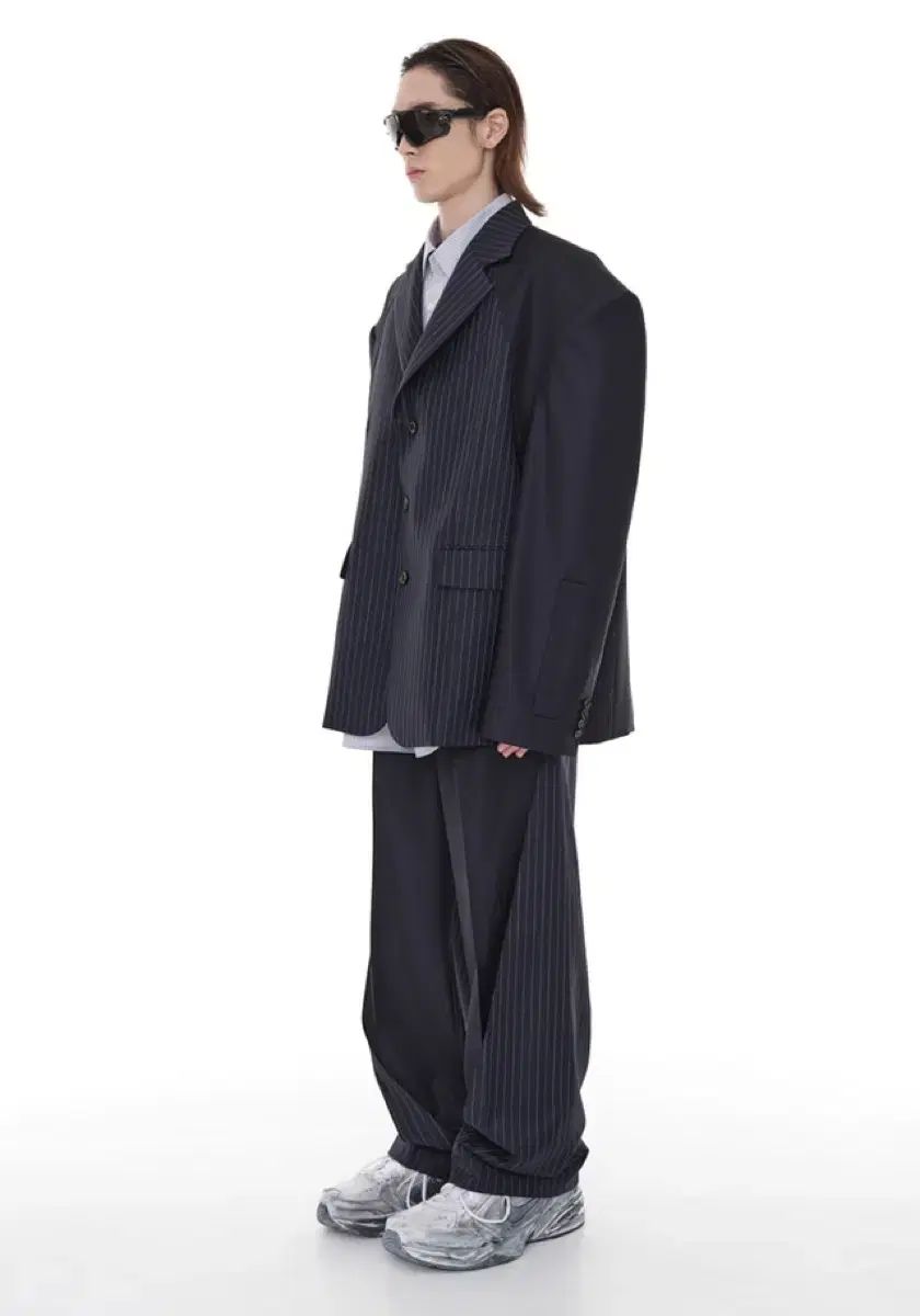 csc 펀ミックス ネイビー ストライプ セットアップ 1