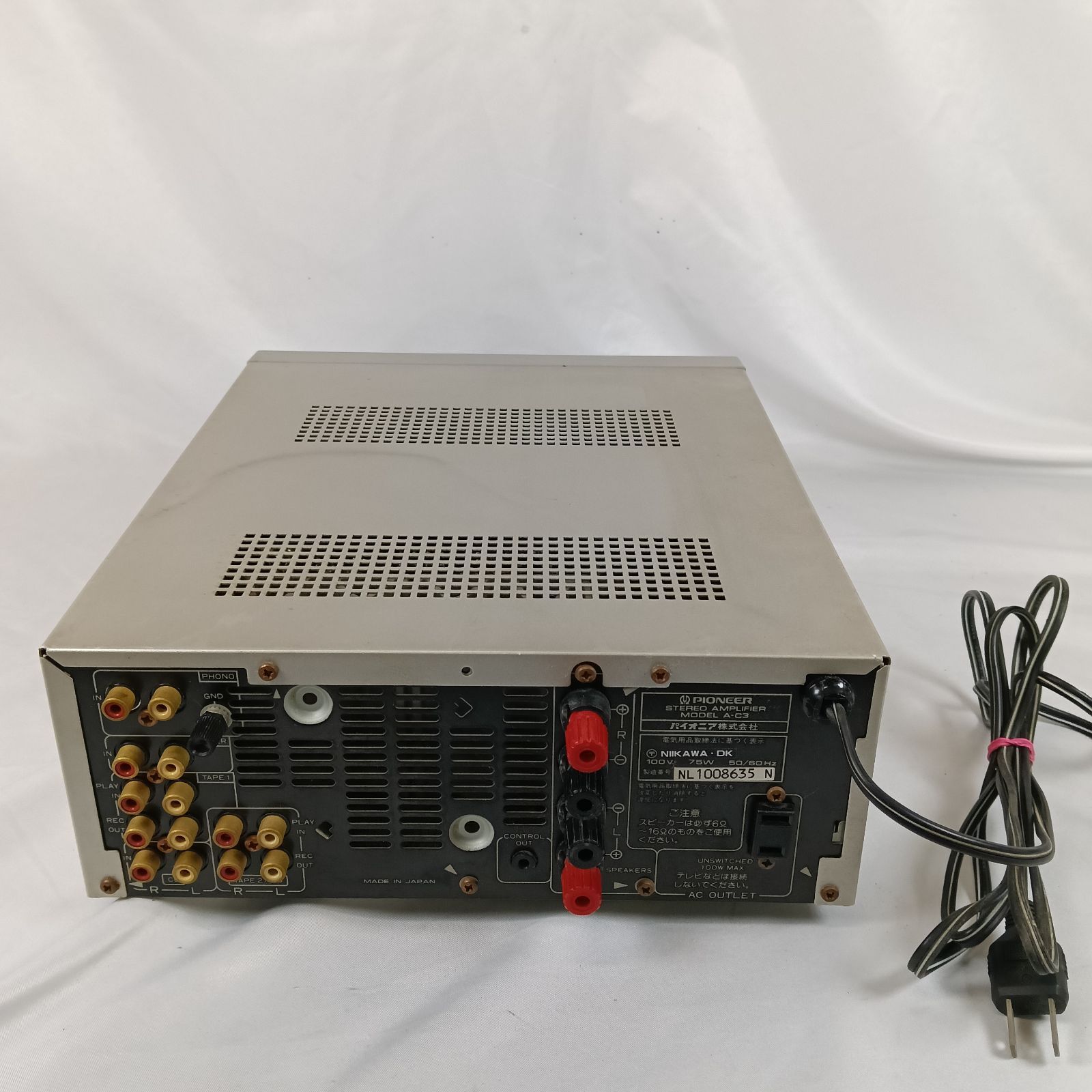 Pioneer パイオニア プリメインアンプ A-C3 動作簡易確認済み MOS FET