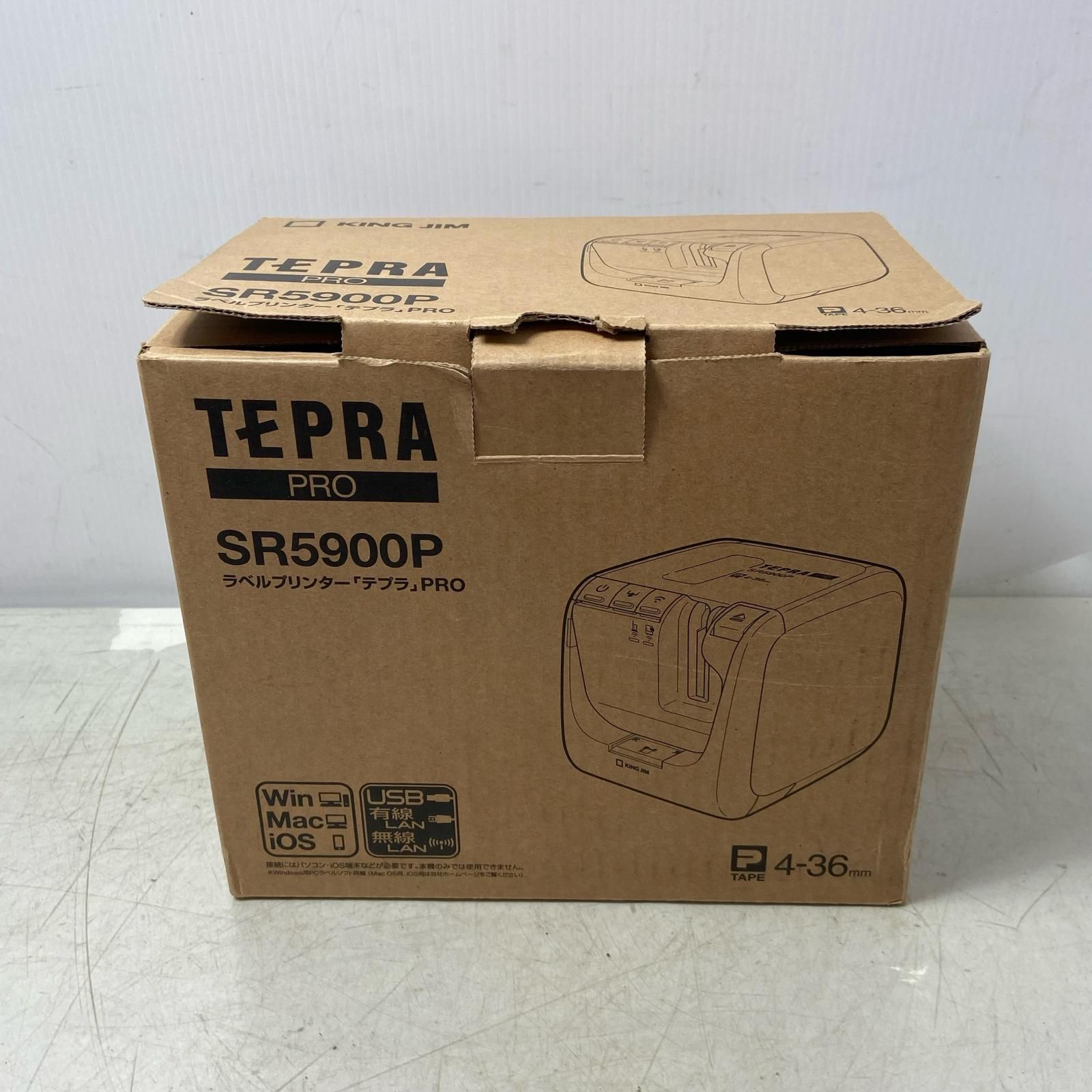 ΦΦKINGJIM キングジム ラベルプリンター PRO SR 5900 P ブラック