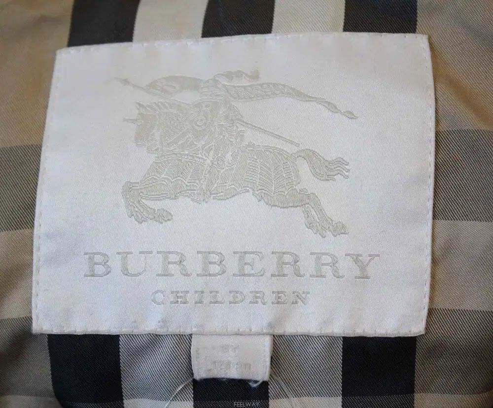  W-3534 バーバリー 女の子用 ガチョウファー ダウン 8 Y その他 ジャケット ブルゾン