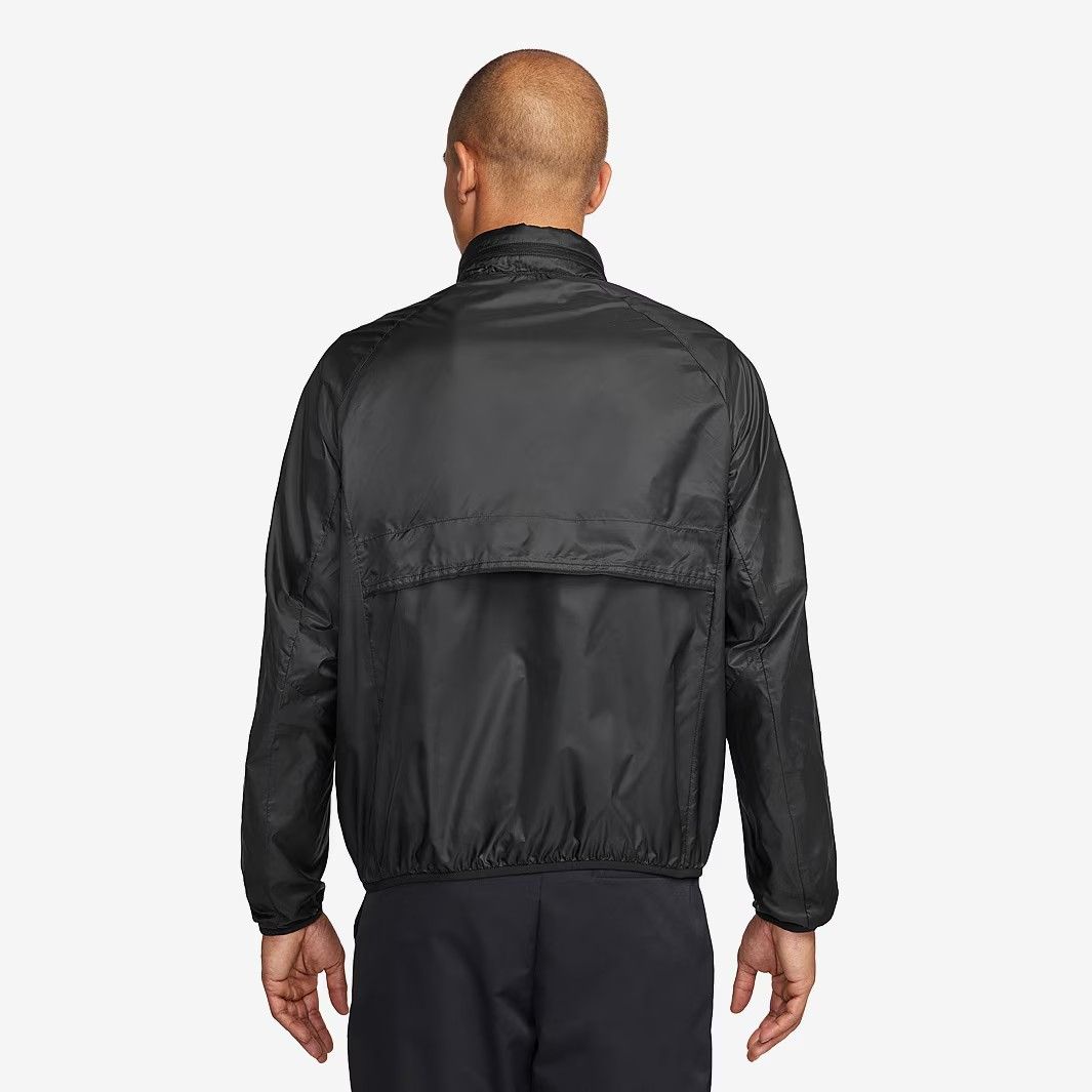 Nike サッカー オランダ代表 2025 アンセム ジャケット 黒 リラックスフィット