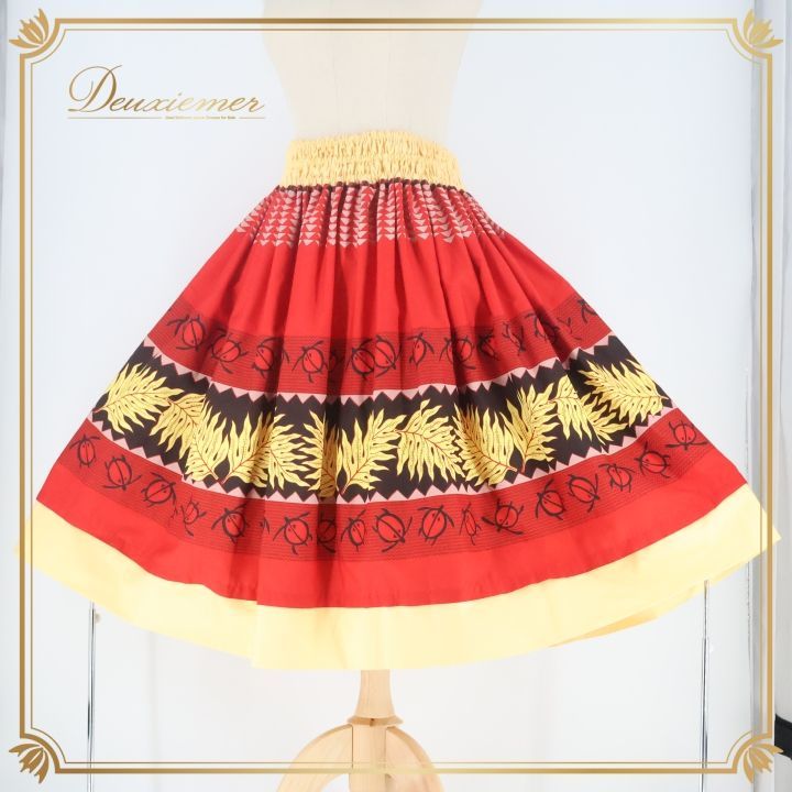 67cm スポーツ パウスカート♡ ぎょうざ様オーダー ホヌ タパ柄 一点のみ‼️¥5800 パウスカート パウスカート＊オーダー　楽器柄　ホヌ