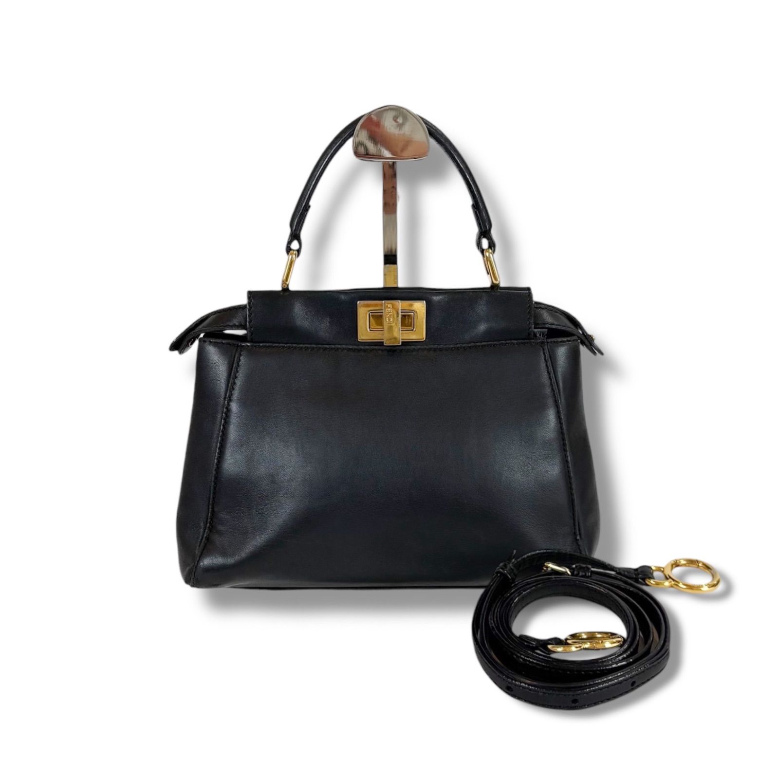 フェンディ FENDI 2WAY ピーカブー Peekaboo ショルダーバッグ 