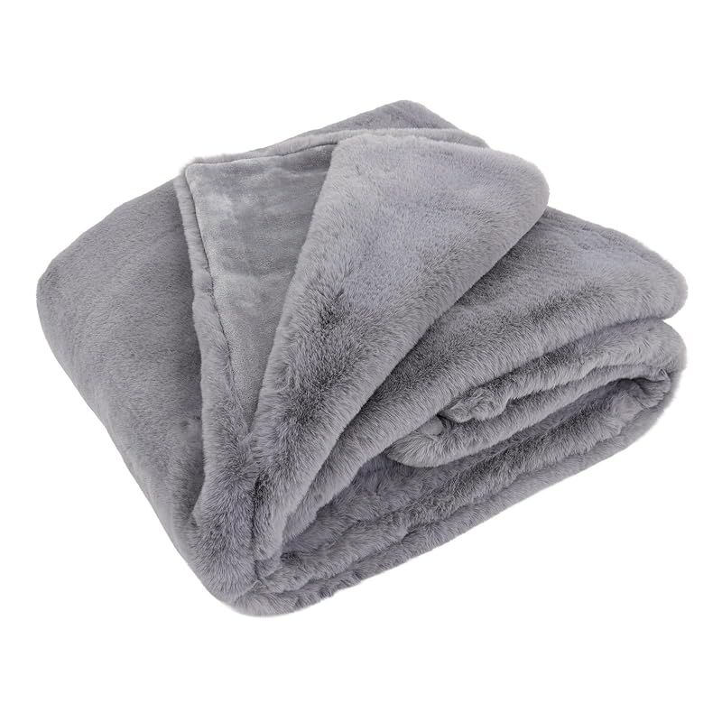 彡川島織物セルコン TAUKO タウコ ブランケット リッチェ グレー GJ 6113 0