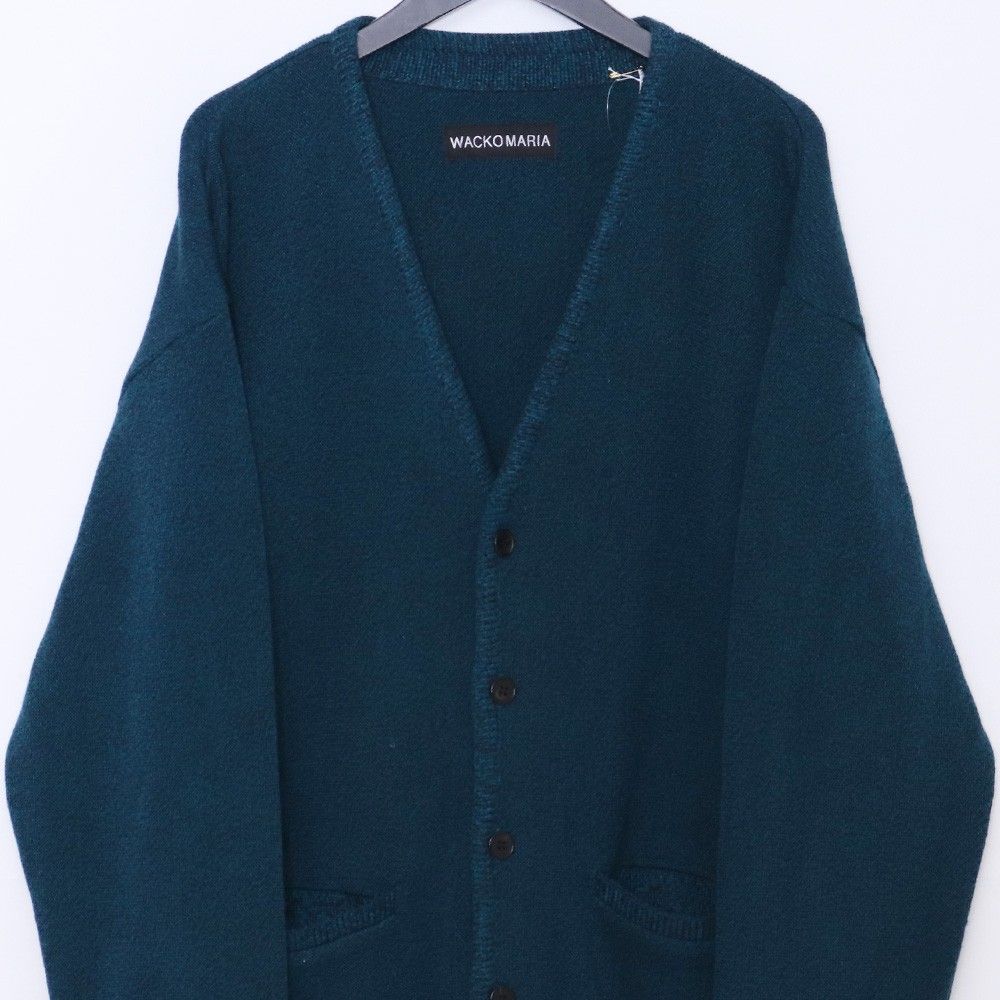 WACKO MARIA RECORDS CARDIGAN グリーンXL WACKO MARIA RECORDS CARDIGAN グリーンXL