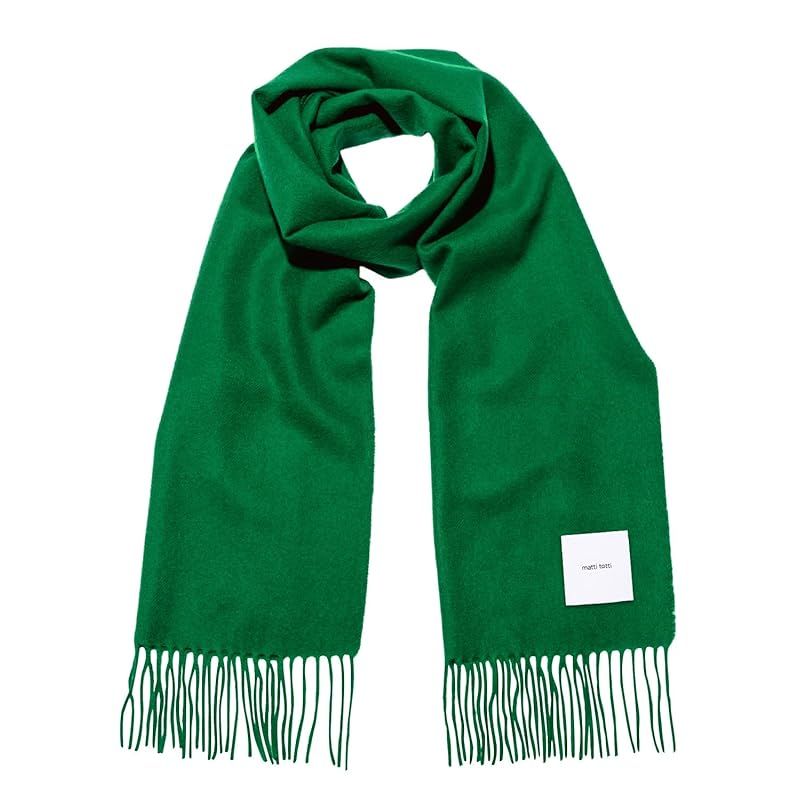 彡 matti totti 19 ビリジアン カシミヤ マフラー カシミア 大判 厚手 レディース 無地 ストール 女性 ロング ギフト プレゼント A 0015 B 26 0