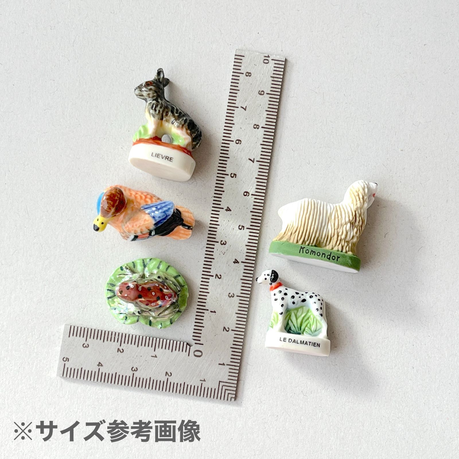 フェーヴ 野うさぎ フランス フェーブ ミニチュア陶器 - メルカリ