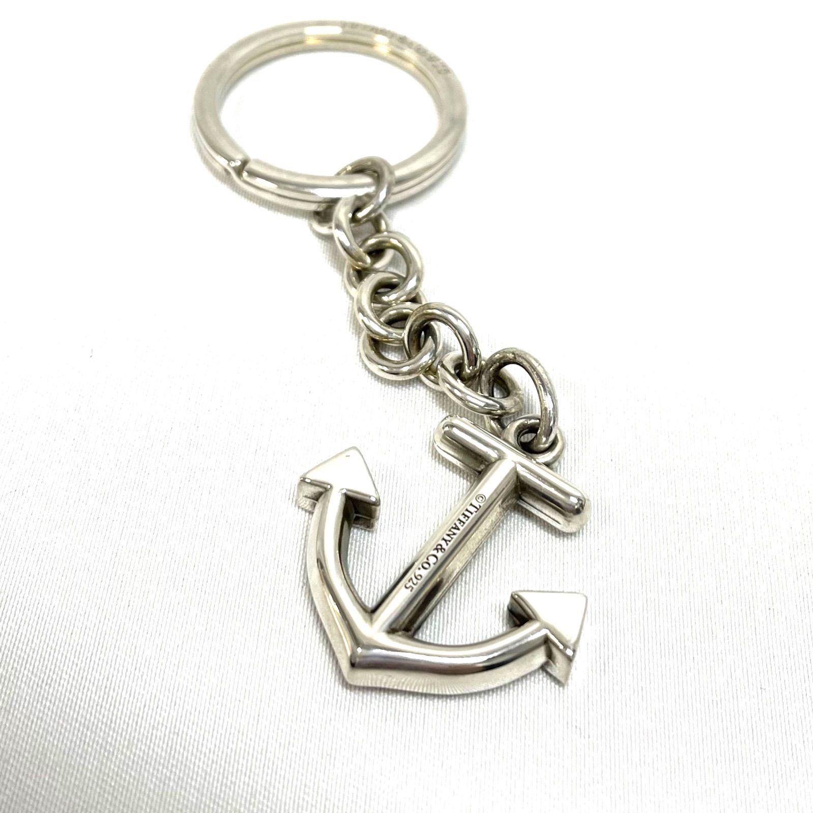 ABランク Tiffany ティファニー 錨 アンカー キーリング チャーム 925 シルバー 55698