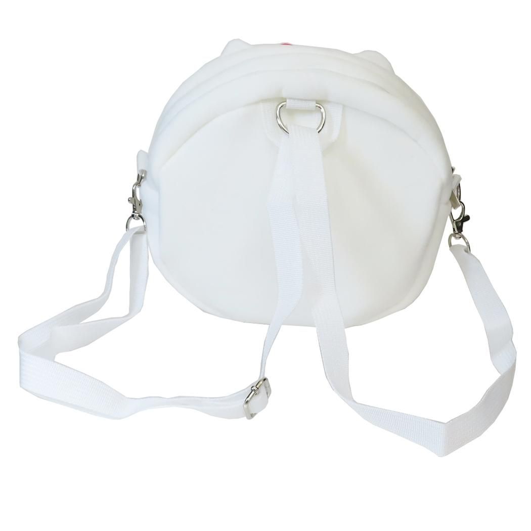 ハローキティ ショルダーバッグ 2wayぬいぐるみクリアバッグ WHITE