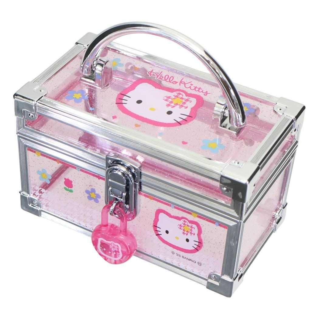 ハローキティ コスメボックス 鍵付きミニバニティケース カオハナ