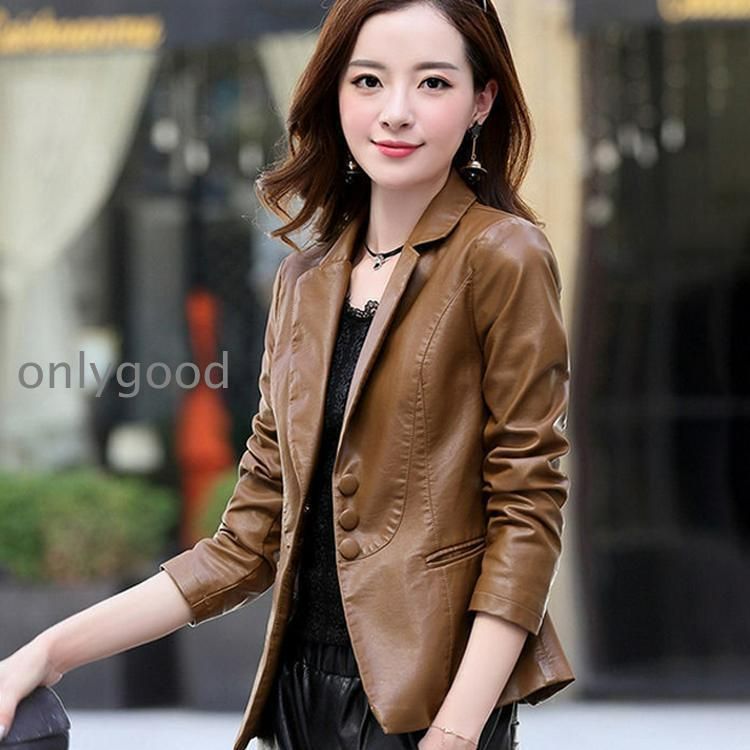 レディース革ジャン 秋冬 レザージャケット ライダースジャケット バイクウェア シングル 防寒防風 ロック 20代30代40代