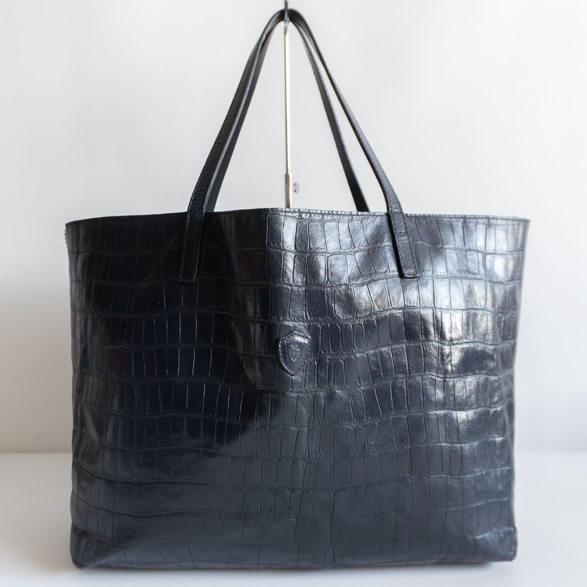 【美品】Felisi 11-91 ラージトートバッグ 型押しレザー A4収納可 美品】Felisi 型押しレザー ラージトートバッグ 11-91 A4収納可