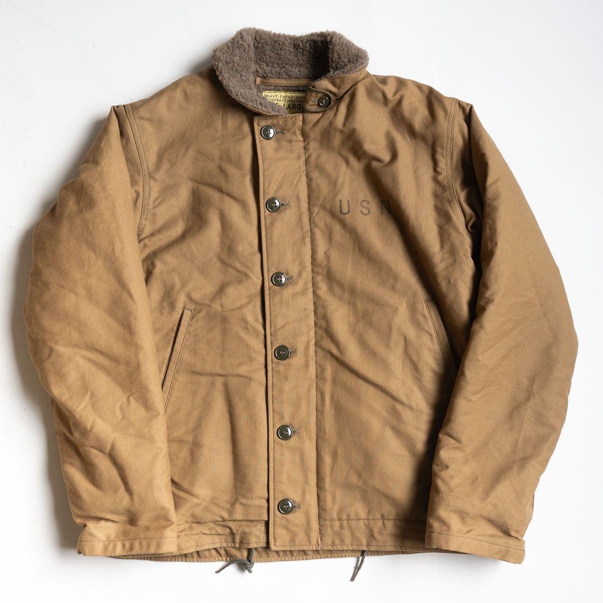 【美品】BUZZ RICKSON’S【N-1 デッキジャケット】L ジャケット バズリクソンズ 東洋エンタープライズ  25120423