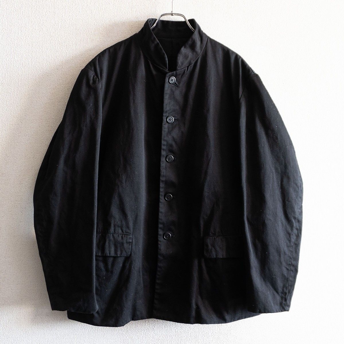 94AW Y’s for men ブラックウール　スタンドカラージャケット　2 美品】Y's for men【スタンドカラー ジャケット】2 YOHJI YAMAMOTO