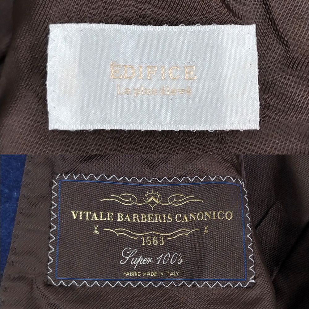 EDIFICE エディフィス VITALE BARBERIS CANONICO Super 100s カノニコ
