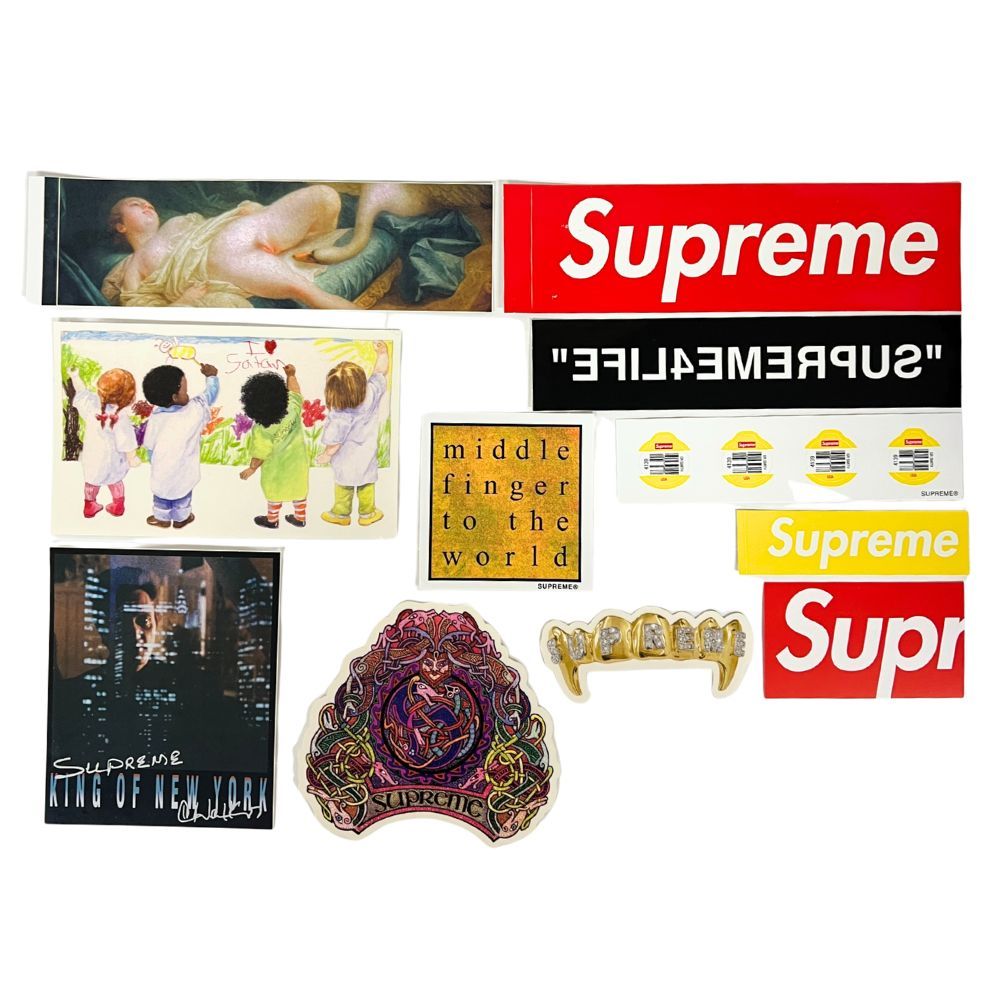 シュプリームステッカーセット 新品未開封 シュプリーム大阪店購入店舗限定新ボックスロゴステッカー