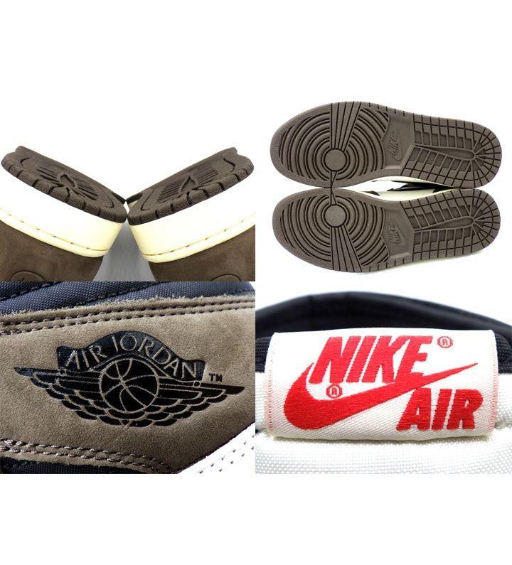  ナイキ NIKE × トラヴィス スコット Travis Scott AIR JORDAN 1 RETRO HIGH OG CD 4487 100 エア ジョーダン ハイ スニーカー f 29050 スニーカー 靴